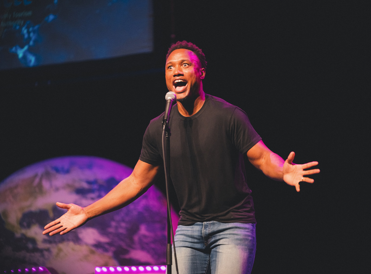 Sharief Johnson stage wide