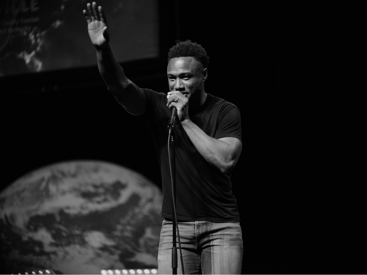 Sharief Johnson mic moment